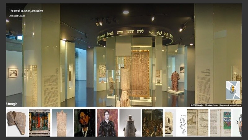 El Museo de Israel, Jerusalem, es una de las instituciones que se puede explorar mediante la herramienta. 