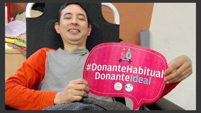 Para poder donar tenés que llevar DNI. 