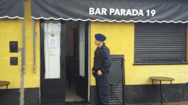 El supuesto bar en San Martín al 6100.