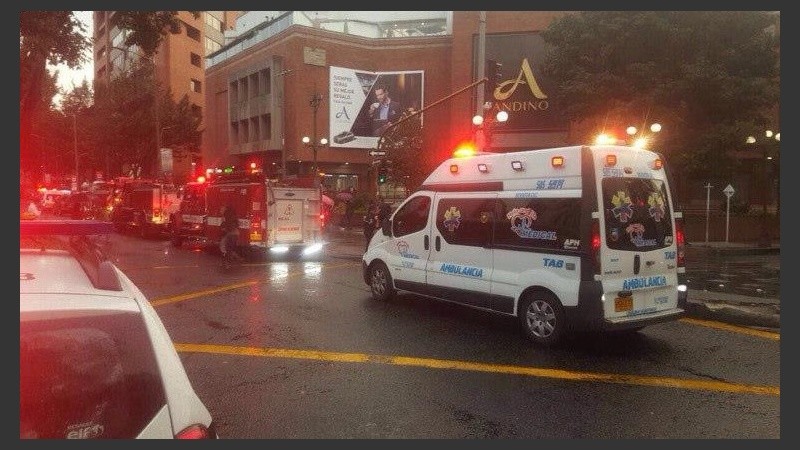 El ataque ocurrió este sábado a la noche en la capital colombiana.