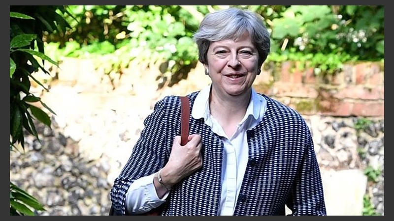 La primera ministra británica, Theresa May.