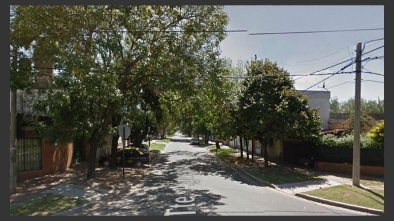 Teniente Agneta y Urquiza: allí fue arrestado el presunto homicida. 