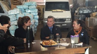 Elisa, el presidente y la primera dama.