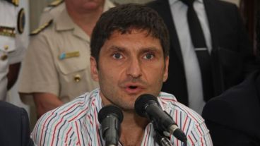 El ministro de Seguridad Maximiliano Pullaro.