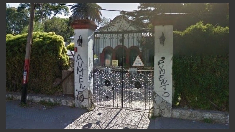 El frente del sanatorio ubicado en San Martín al 5800.