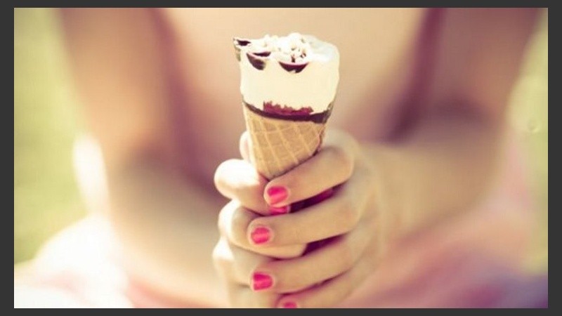 Una buena ocasión para tomarse un heladito. 