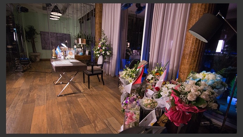 Parte de la escenografía montada en Puerto Norte.