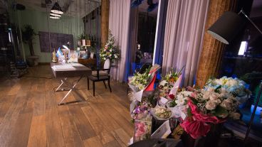 Parte de la escenografía montada en Puerto Norte.