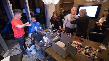 Los preparativos de los invitados.