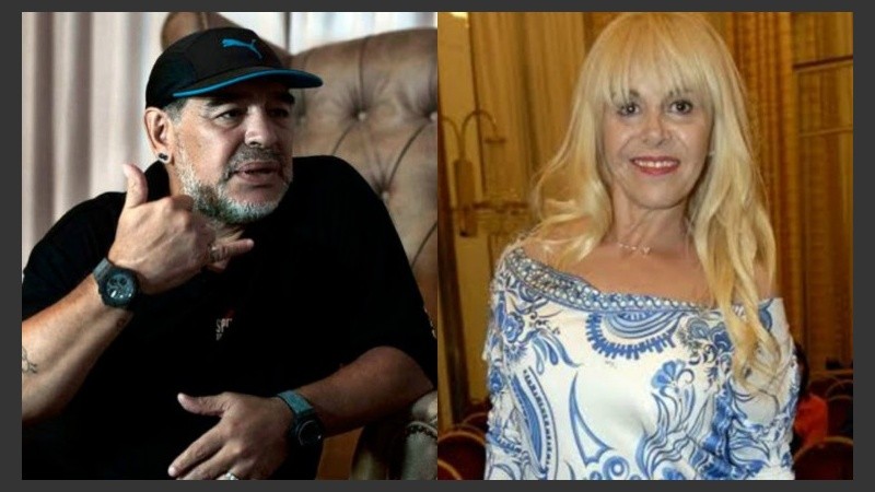 El Diez acusó a su ex de ladrona. 