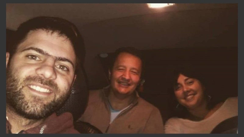 Carlos Del Frade estaba en la misma ruta a la hora del accidente. 