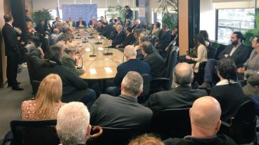 El salario mínimo, vital y móvil se discutió este martes en el Ministerio de Trabajo de la Nación.