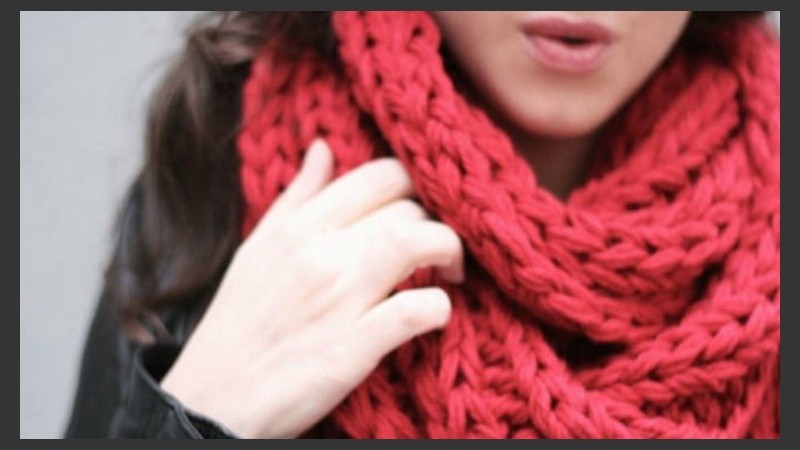 Una bufanda abrigada hace bien. 