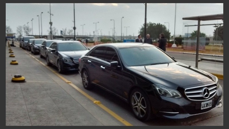 Un celoso operativo de seguridad estaba preparado en el aeropuerto.