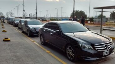 Un celoso operativo de seguridad estaba preparado en el aeropuerto.