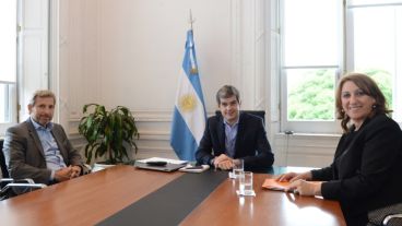 La intendenta se reunió con el ministro este jueves en Buenos Aires.