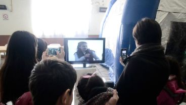 Postales del paso de Cultura Más Vos por Aldao.