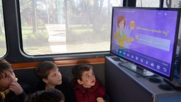 Postales del paso de Cultura Más Vos por Aldao.