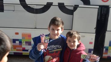 Postales del paso de Cultura Más Vos por Aldao.