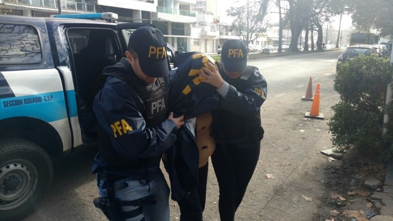 El momento de la detención de 