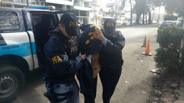 El momento de la detención de "La Cele".