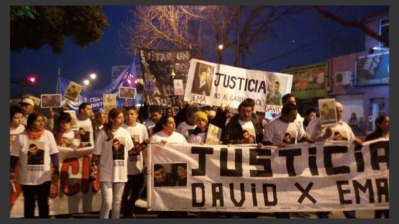 La marcha se realizó el viernes por Arijón, desde Oroño a Callao.