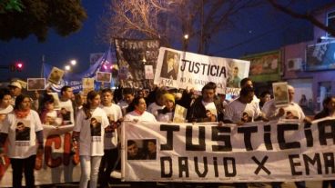 La marcha se realizó el viernes por Arijón, desde Oroño a Callao.