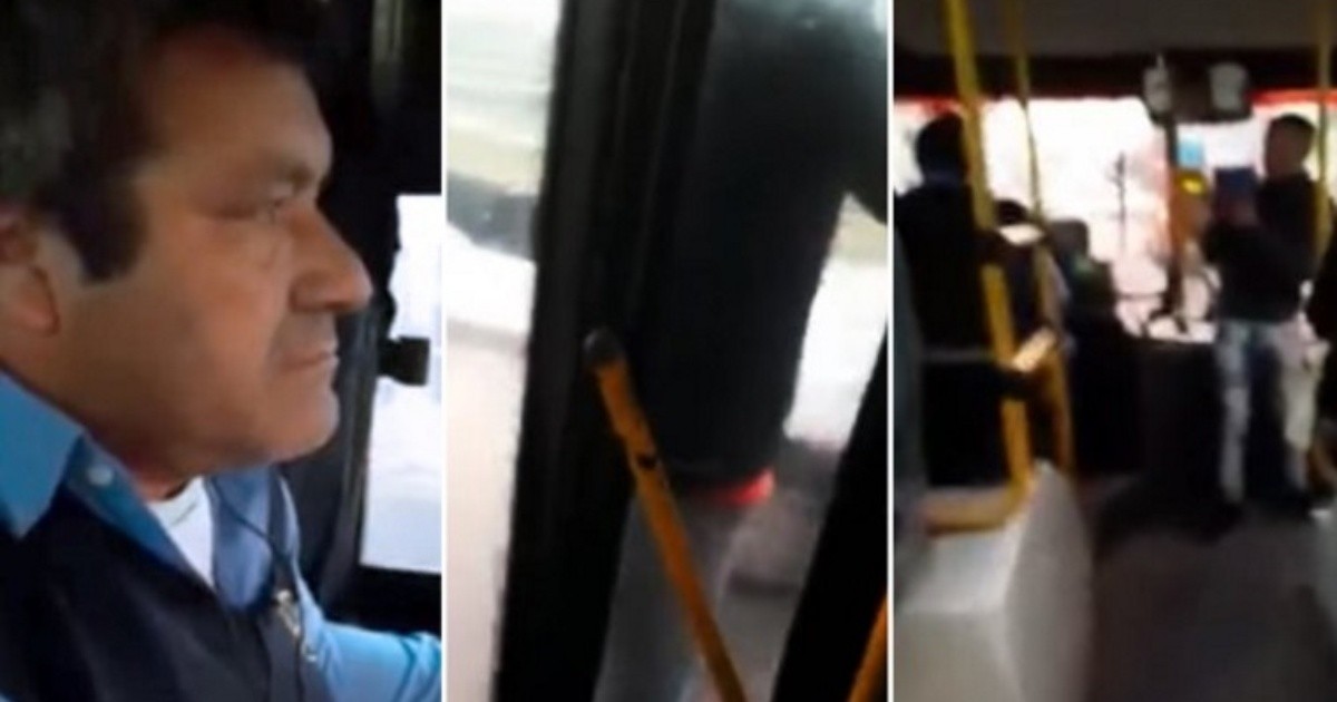 Video: colectivero le cerró la puerta a un pasajero y lo llevo varias ...