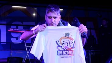 Sebastián Oneto fue el animador de los recitales.