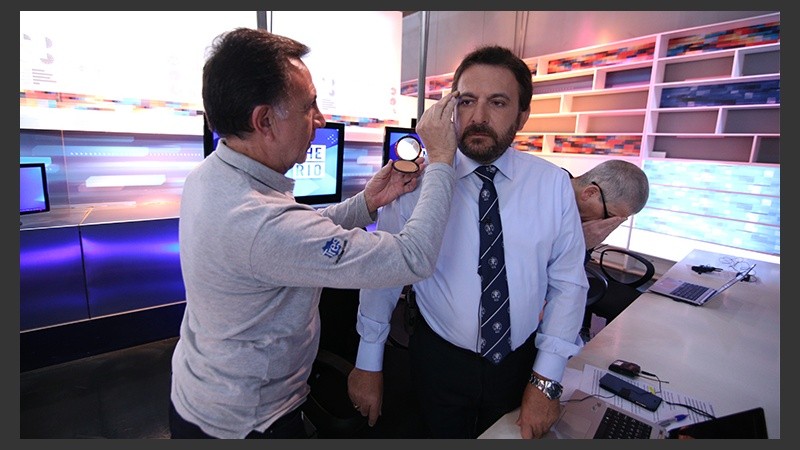 El Turco en la previa de Telenoche.