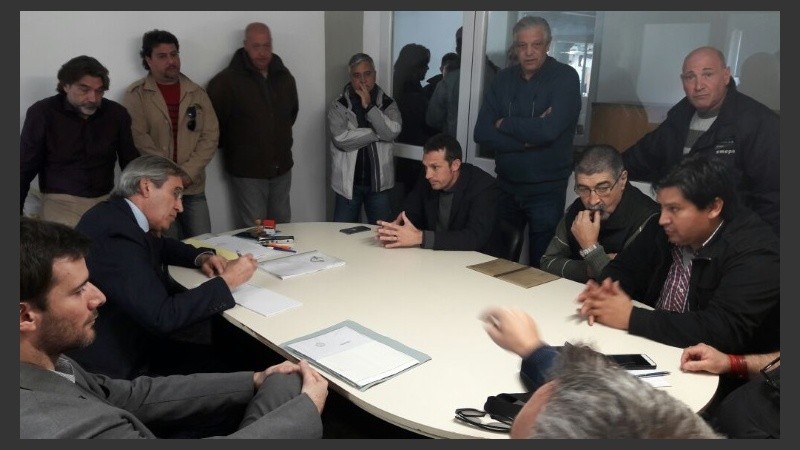 La audiencia que se llevó a cabo en el ministerio de Trabajo.