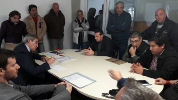 La audiencia que se llevó a cabo en el ministerio de Trabajo.