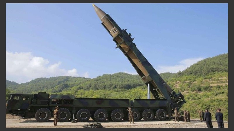 Una de las imágenes difundidas por Corea del Norte.