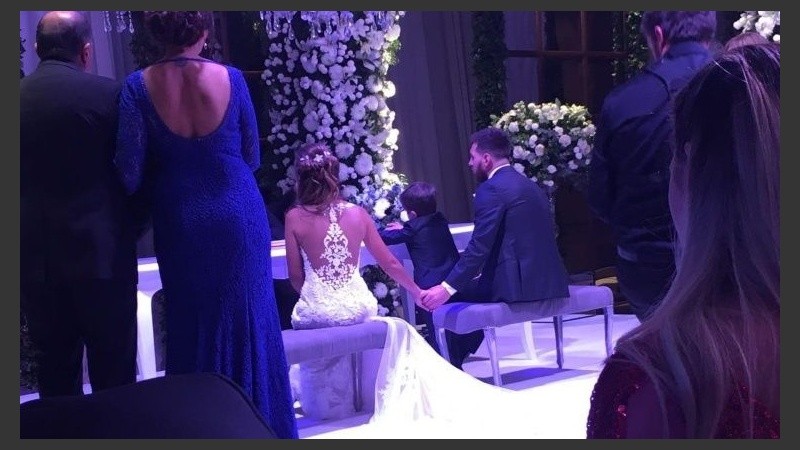 El momento de la ceremonia civil fue una de las filtraciones.