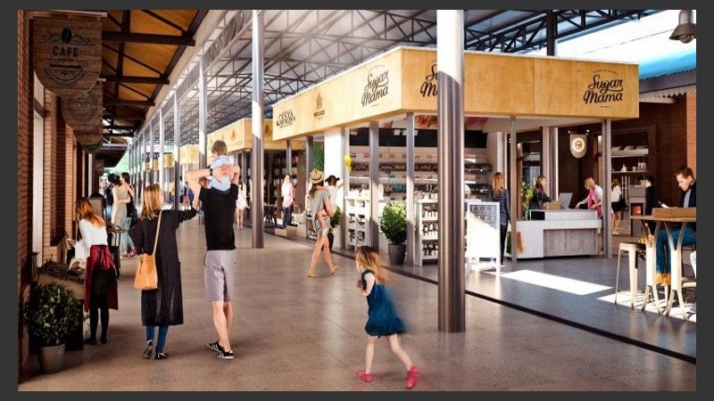 Así se proyecta parte de la obra terminada.