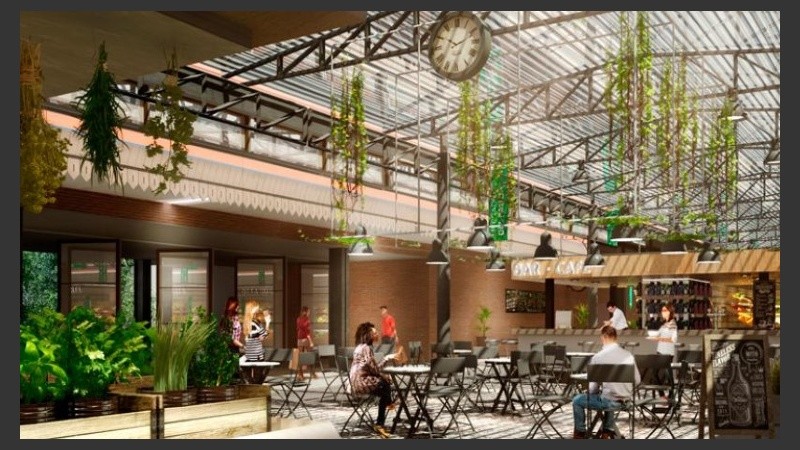 Así se proyecta parte de la obra terminada.