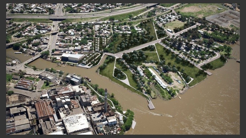 La reforma del Bajo Saladillo, una de las obras para las que Fein busca fondos.