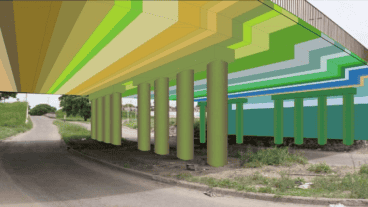 Proyecto Gassmann, Elisa – Vitali, Román para Circunvalación y Uriburu Este.