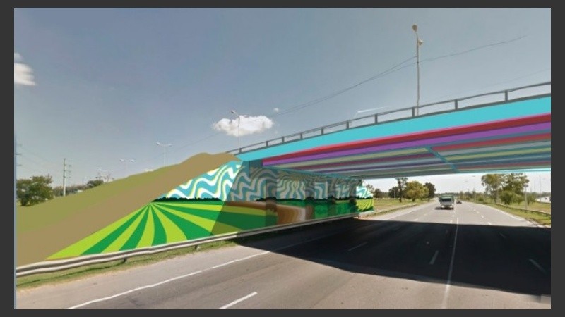 Proyecto de Crispino, Esteban Bruno para Circunvalación y Sorrento.