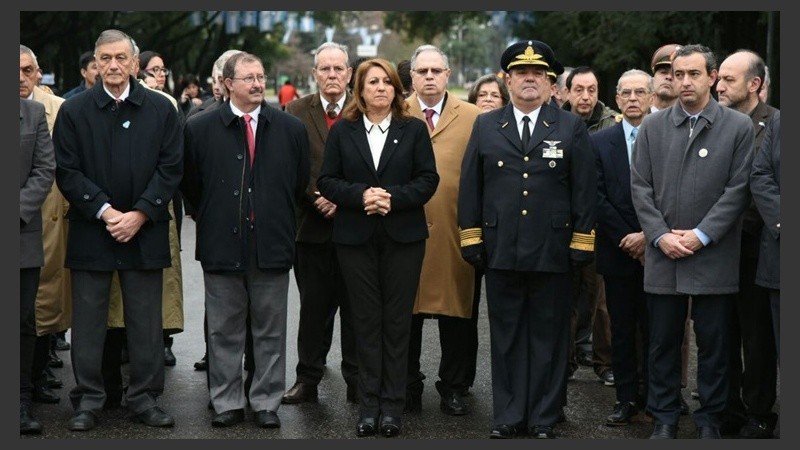 Fein en el acto de este domingo.
