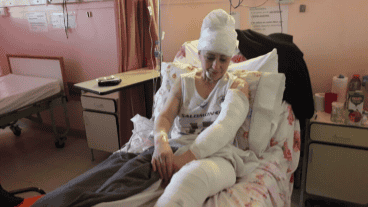 Una mujer recibió más de 30 heridas.