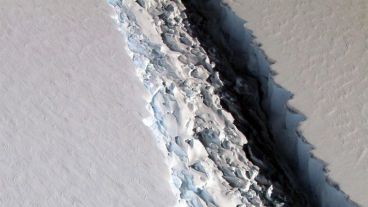 El bloque de hielo mide 5.800 kilómetros cuadrados.