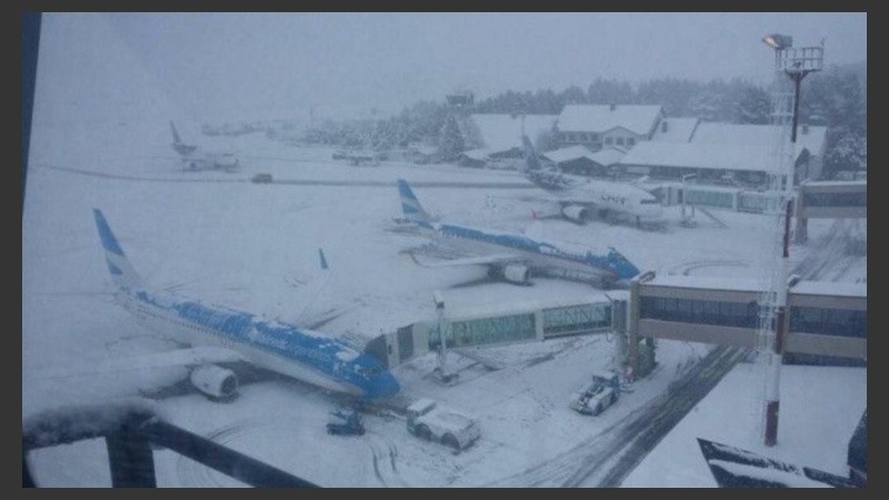 Imágenes de la impresionante nevada en el sur. 