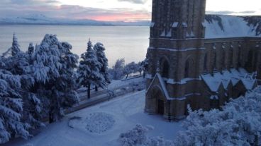 Imágenes de la impresionante nevada en el sur.