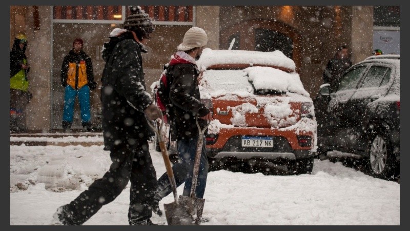 Imágenes de la impresionante nevada en el sur. 