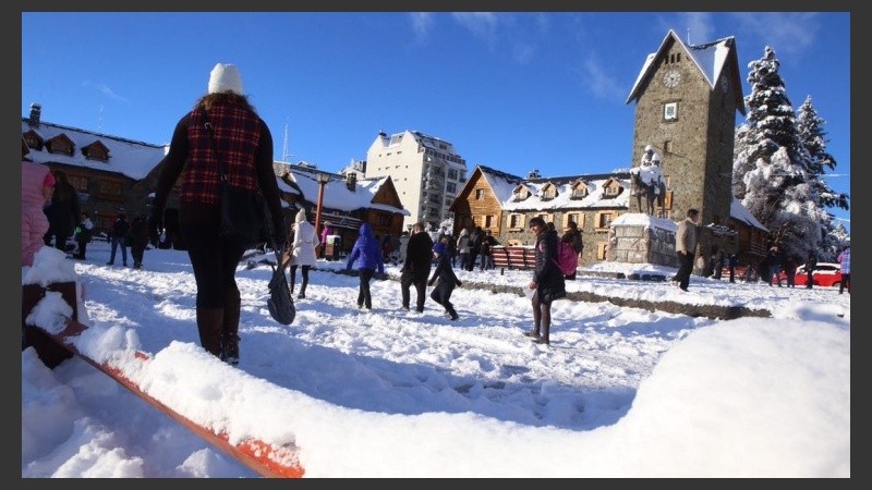 Imágenes de la impresionante nevada en el sur. 