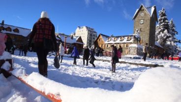 Imágenes de la impresionante nevada en el sur.