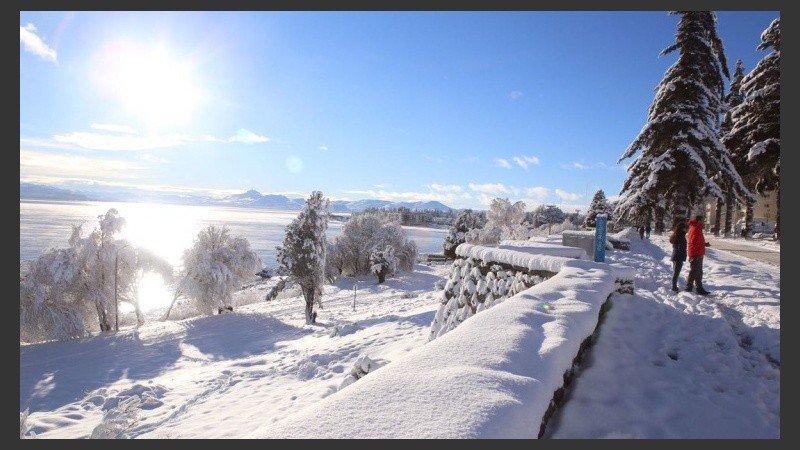 Imágenes de la impresionante nevada en el sur. 