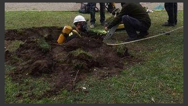 En el lugar trabajaron bomberos de la zona.
