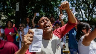 Hubo momentos de tensión durante el plebiscito.